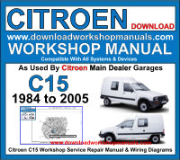 Citroen C15 Workshop Manual Download